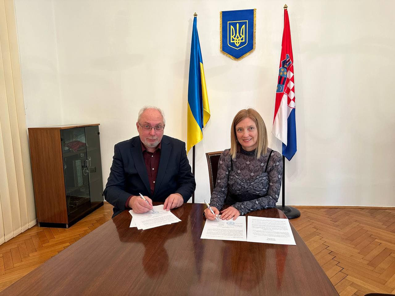 НАЛАГОДЖУЄМО МІЖНАРОДНУ СПІВПРАЦЮ З КОЛЕГАМИ З РЕСПУБЛІКИ ХОРВАТІЯ
