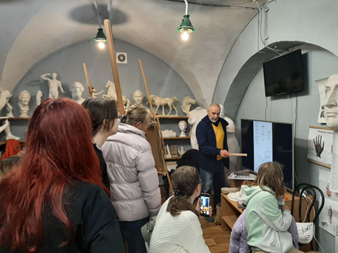Відкрите заняття на тему “Натюрморт”